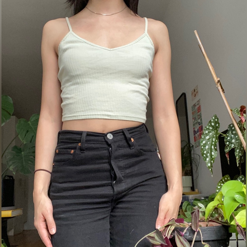 Topshop ribbed tank